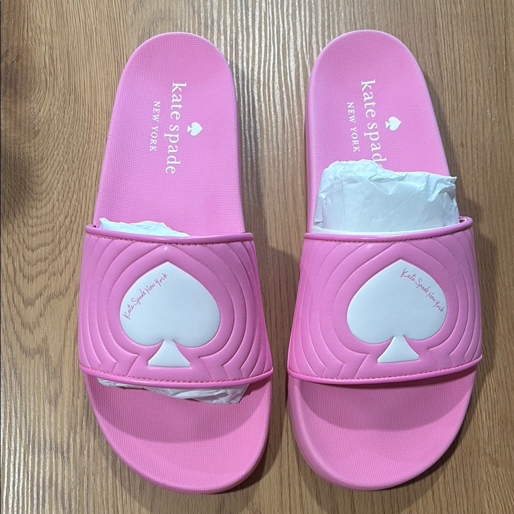 Kate Spade Vibrant Pink Slides